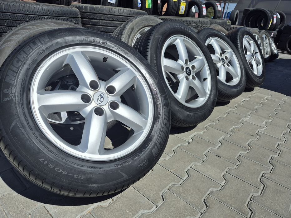 Продаж дисків 7JXR17 на Hyundai разболтовка 5×114,3 з резиною Michelin Primacy 3 215/60/17