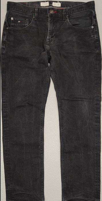 Wr) TOMMY HILFIGER Denton Strech oryginalne spodnie jeansowe Roz.33/30