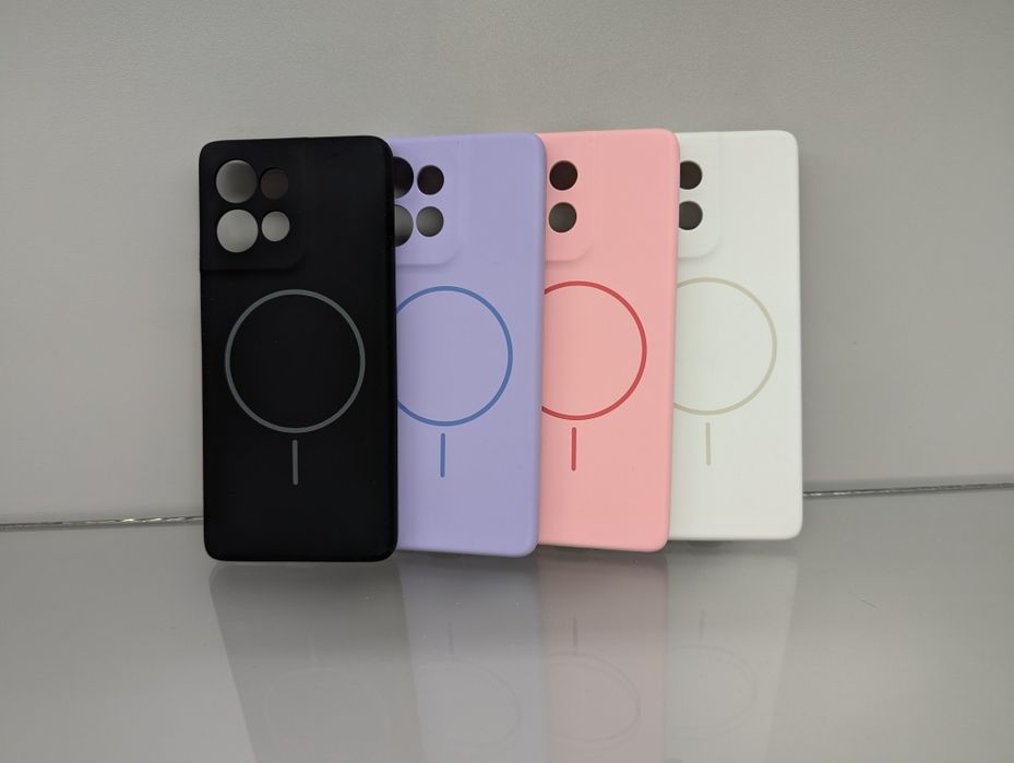 Motorola Edge 50 Противоударный чехол з Magsafe софт тач Чохол