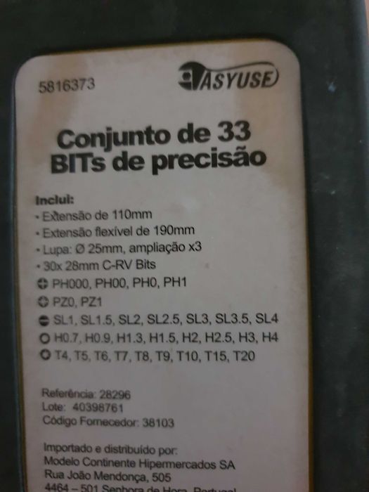 Conjunto 33 Bits de Precisão