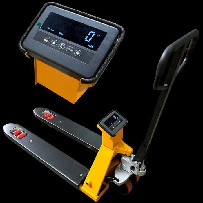 Wózek Ręczny Paletowy Paletowy z Wagą Magazynowy Paleciak 2t Nowy