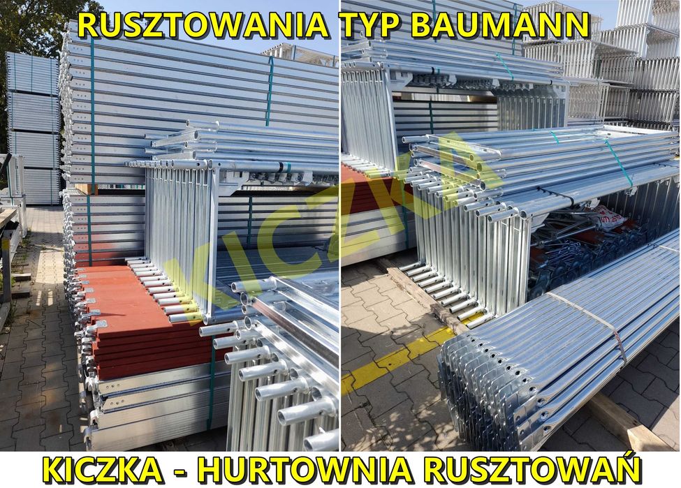 RUSZTOWANIA Typ BAUMANN Plettac Rusztowanie Ramowe Fasadowe HURTOWNIA