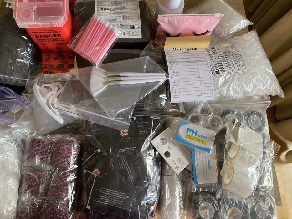 Lote de material para maquilhagem permanente