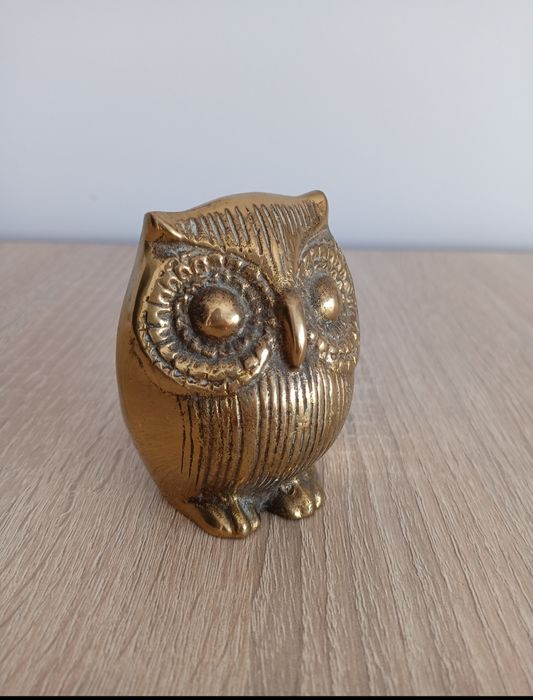 Sowa mosiężna, sowa z mosiądzu (nr 261)