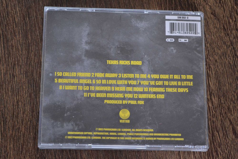 Texas  Ricks Road  CD