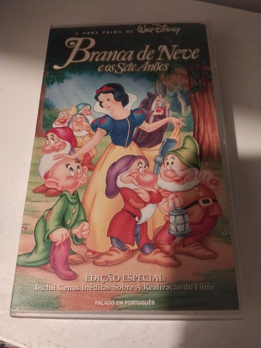 Branca de Neve e os 7 Anões Vhs edição especial em Portugal