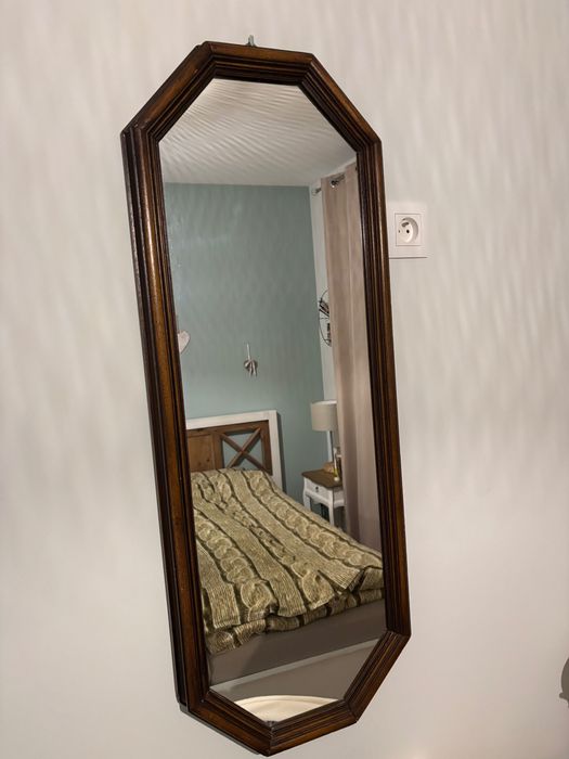 Lustro stare rama drewniana