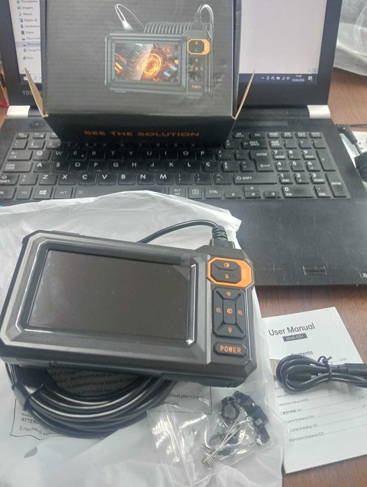 Endoscópio Industrial Digital ES04 – Cabo 5m HD – Novo na Caixa