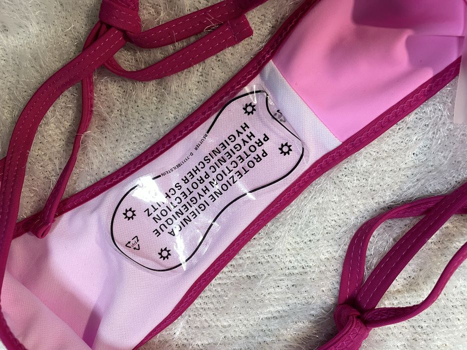 Купальник роздільний бікіні рожевий