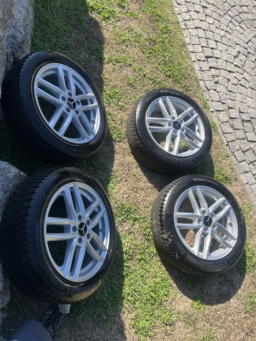 4 Jantes 17 Mercedes 5x112 - Com 4 Pneus (205/55/17)