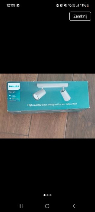 Lampa reflektor Kinkiet