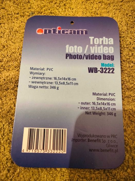 Torba, etui, pokrowiec Opticam na aparat fotograficzny