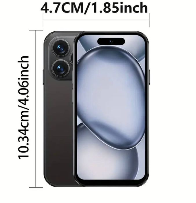 Мини смартфон М16 pro слелан 1:1 под дизайн iphone 14pro