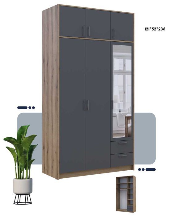 Шафа Ронді розпашна. Краще ніж шкаф купе. Привезем. Зберем.