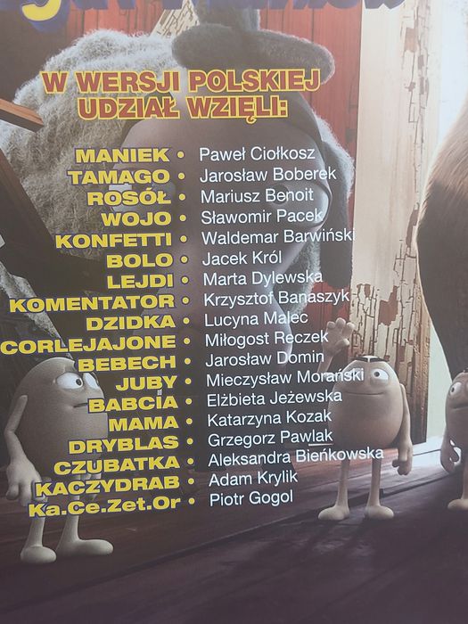 Płyta DVD i książka bajka Dzielny kogut maniek 2015rok