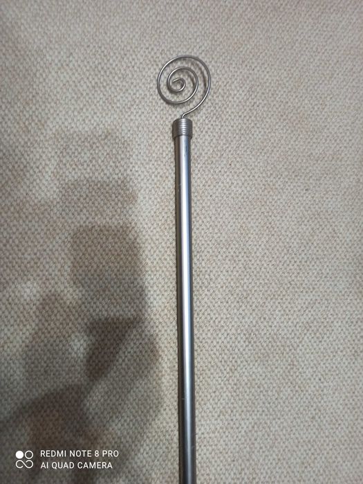 Varão cortinado canto 1.60 m não enferruja