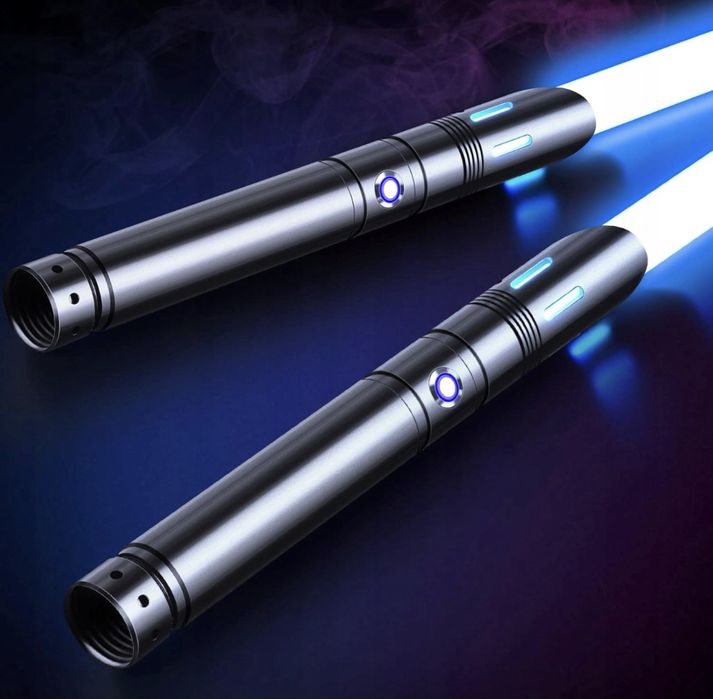 Zestaw Mieczy świetlnych 2 sztuki ANASABER S8 Duel, RGB 12 kolorów +dźwięki