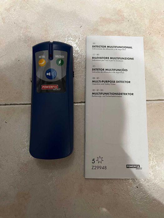 Detetor multifunções (metal + corrente)