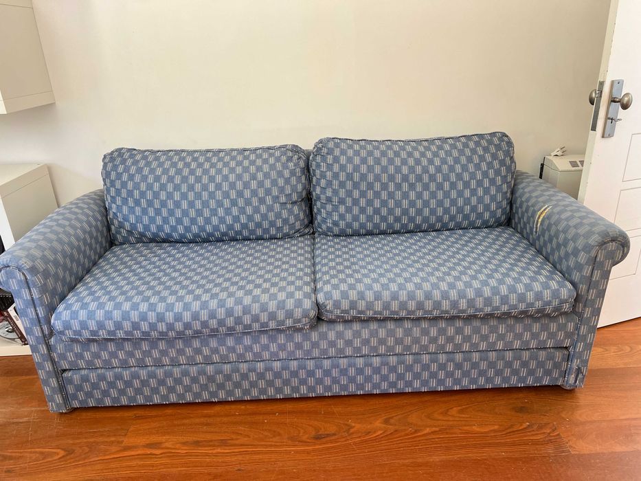 Sofá-cama de 3 lugares com 2 camas individuais