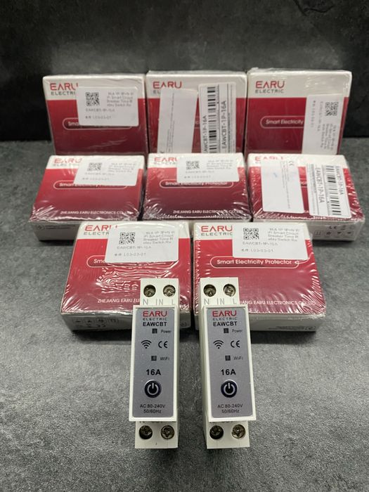 Wi-Fi автомат 16А, умная розетка, умный автомат, wi-fi реле