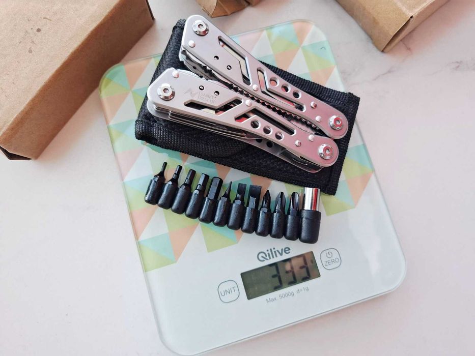 Мультитул тактичний Sanke Rescue Multi Tool 24 in 1, зі сталі з бітами