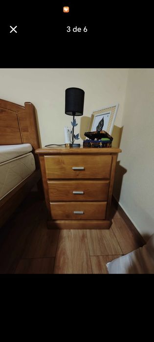 Quarto de casal em madeira