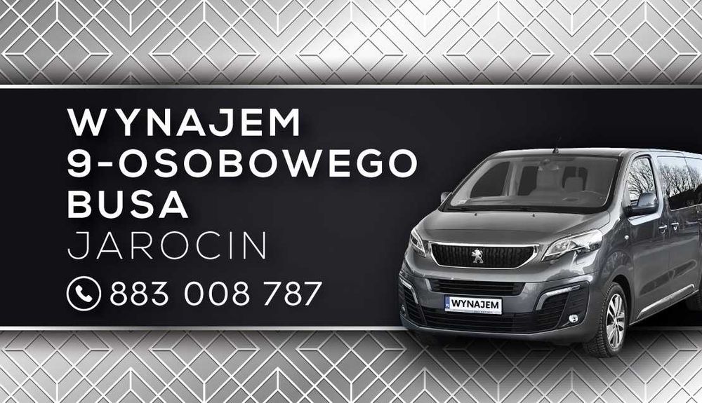 Wypożyczalnia wynajem busa 9-osobowego