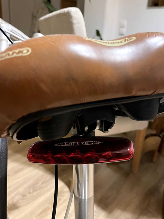 Bicicleta dobrável Via Veneto | Design italiano vintage | Pele