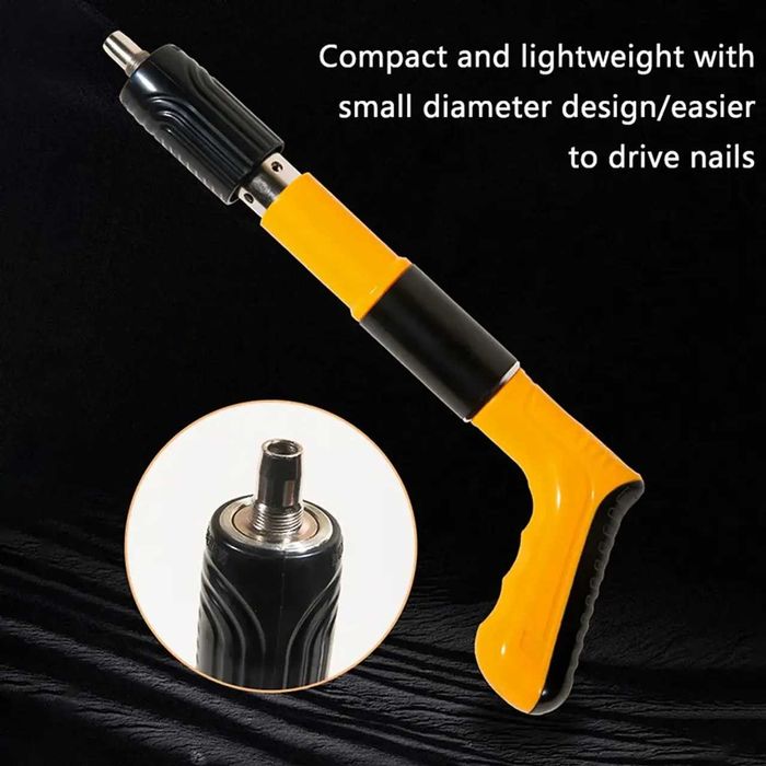 D53- Pistola pregos com 100 pregos Mini pistola aço manual