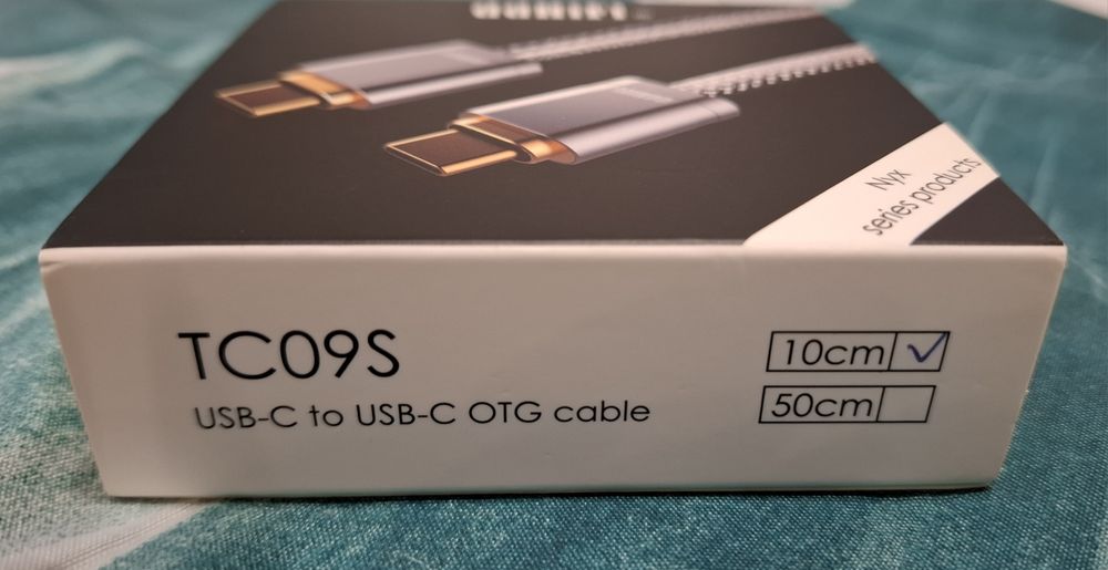 ddHiFi TC-09S USB-C to USB-C OTG cable 10 cms