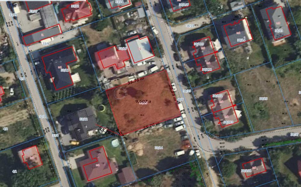 Działka Plac utwardzony / ogrodzony na wynajem – 1000m² Marki (magazyn, sprzęt, auta)