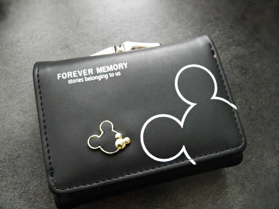 Nowy portfel Myszka Mickey - czarny