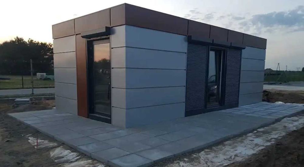 Pawilon kontener handlowy usługowy biurowy gabinet salon PIR100