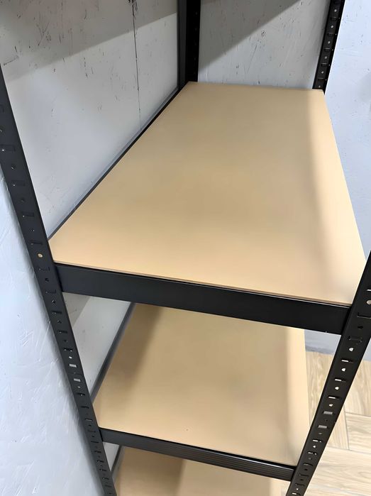 Стелаж металевий чорний, оцинкований 180×90×40 / 200×90×40/ 150×70×30