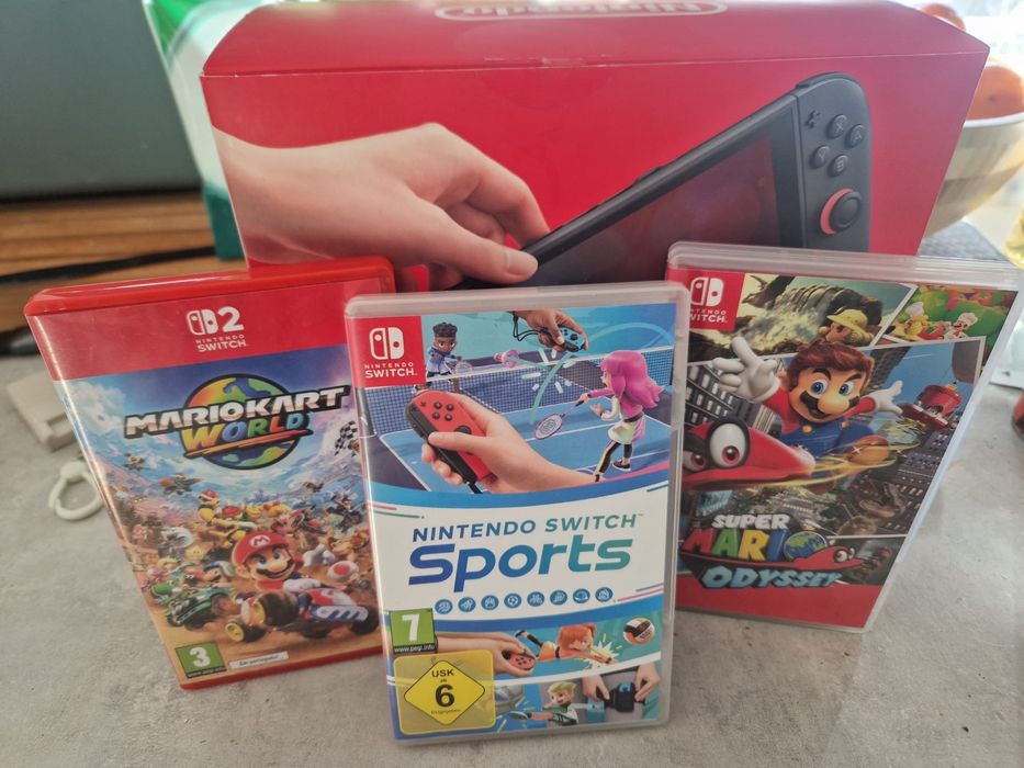 Nintendo Switch 2 Nova com jogos incluídos