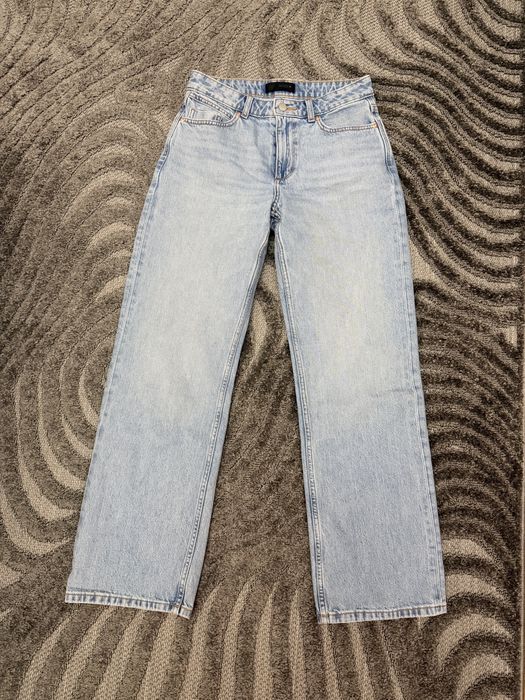 Прямі світлі джинси Zara