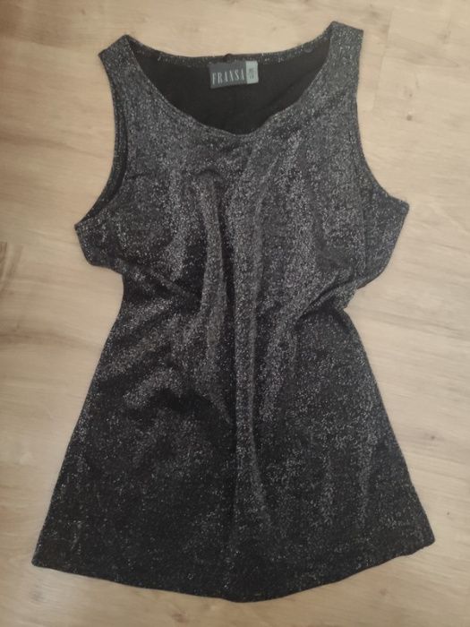 Błyszczący top Fransa