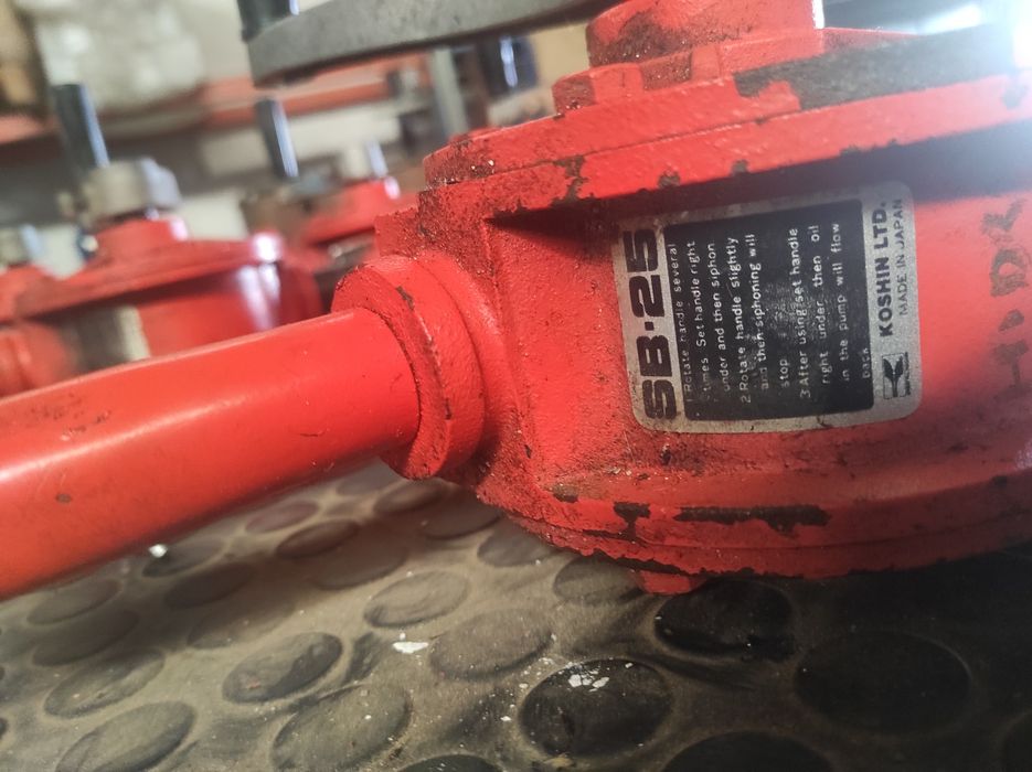 Bomba transfega rotativa manual