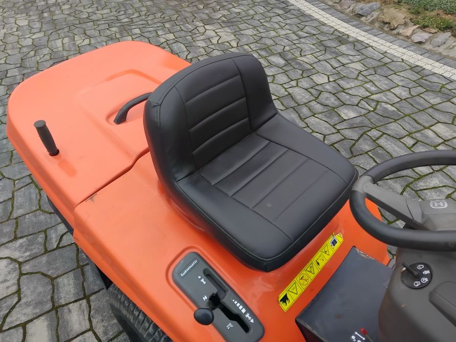 Mocny i solidny traktorek kosiarka Husqvarna 18 km pompa hydro