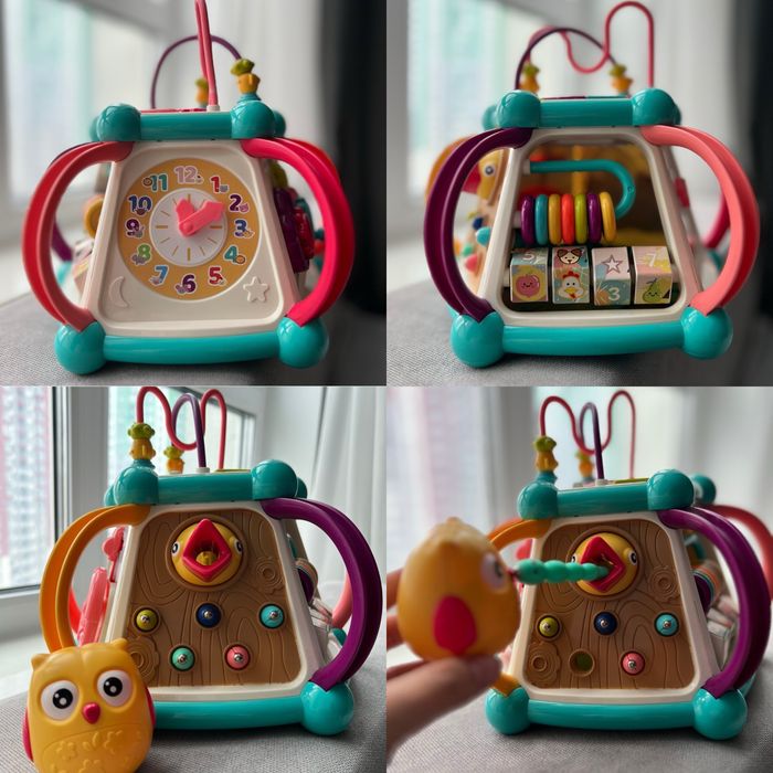 Бізікуб 7в1 Розвиваючий центр Мультибокс