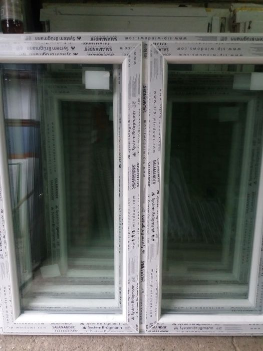 Sprzedam okno pcv nowe wys 143 szer 146 dwuskrzydłowe . TANIO .