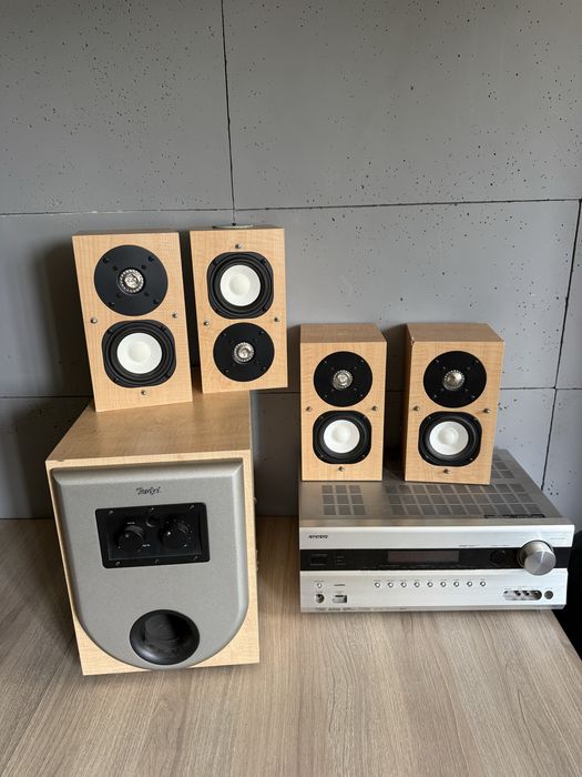 Kino domowe Teufel amplituner Onkyo
