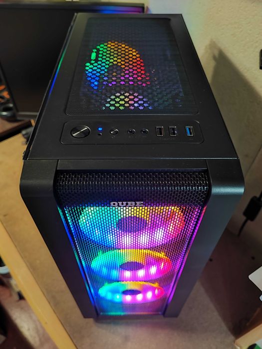 Ігровий комп'ютер intel I5 8500 6X Cores 4.1GHZ, GTX1070 8GB, 16GB DDR4 SSD 250GB+1TB, 600W Gaming PC