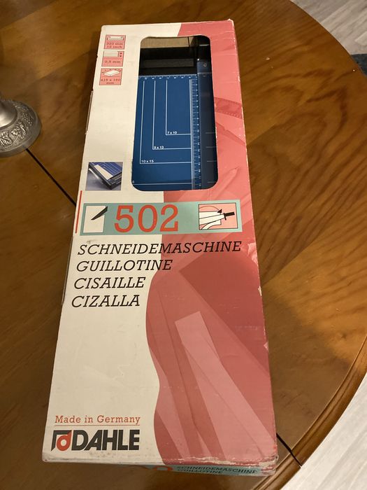 Guilhotina Dahle 502 como nova