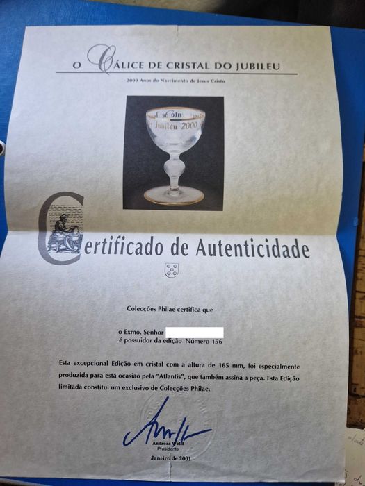 Cálice de Cristal do Jubileo