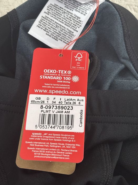 Calções Natação Speedo Endurance+ Hyperboom V-Cut XXS Novos