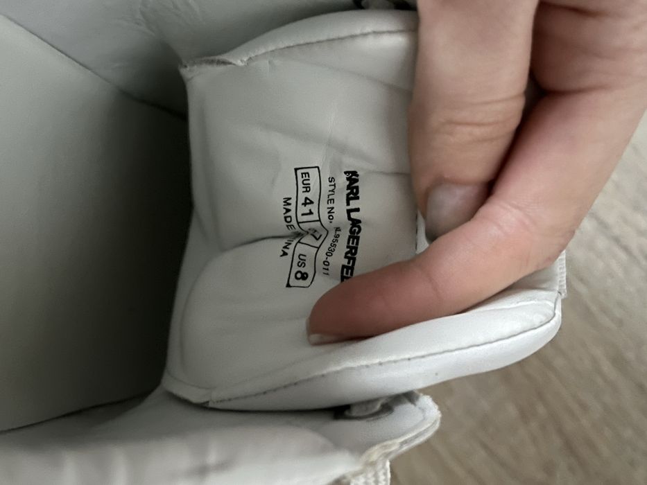 buty Karl Lagerfeld z wysoka podeszwą