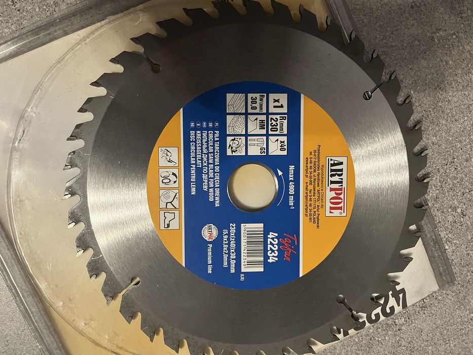 Pila tarczowa do cięcia drewna x 40 - nowa