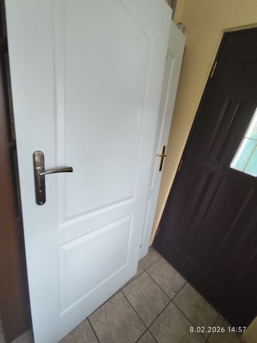 Drzwi porta 80 cm lewe białe nie przycinane Pol skone classen