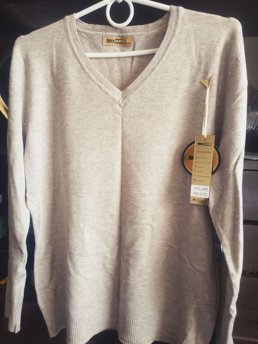 Кашемировые свитер MILANO, кофта XL/XXL.
